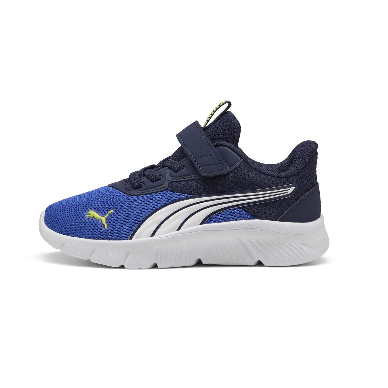 Детские кроссовки для мальчиков гибкие PUMA FlexFocus Modern, Vivid Blue White — фото 4