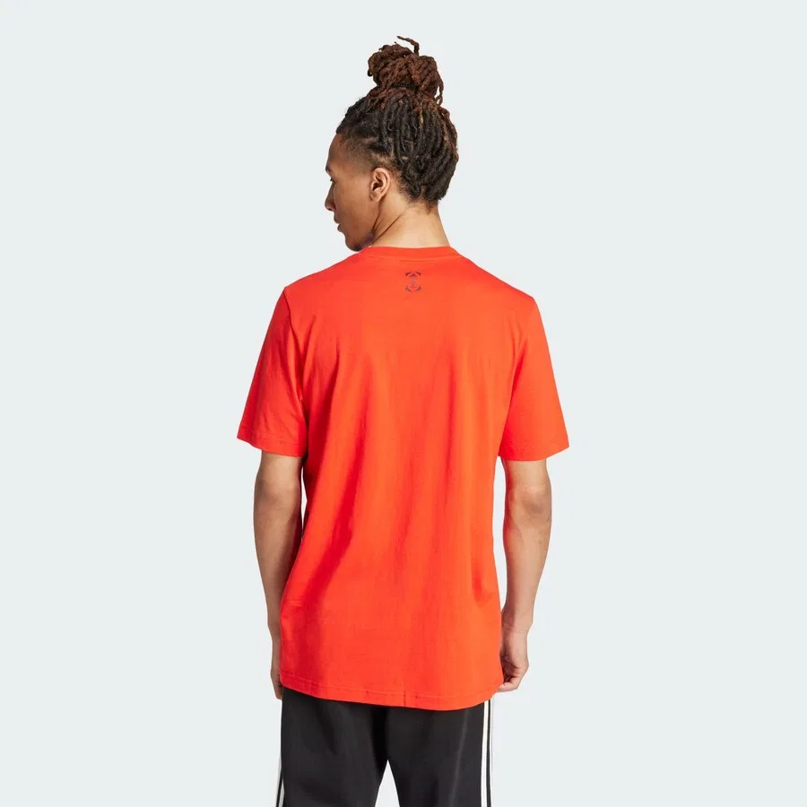 Футболка ADIDAS PERFORMANCE 'UEFA EURO24 Portugal' красного цвета — фото 3