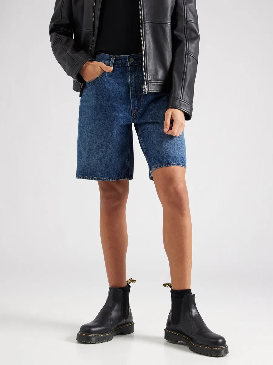 Шорты LEVI'S свободного кроя, синий деним — фото 3