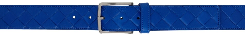 

Синий пояс интрекчато Bottega Veneta