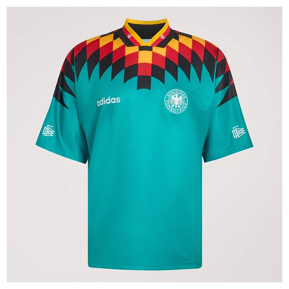 Мужская футболка с принтом Germany Away 1994 Adidas, Blue — фото 3