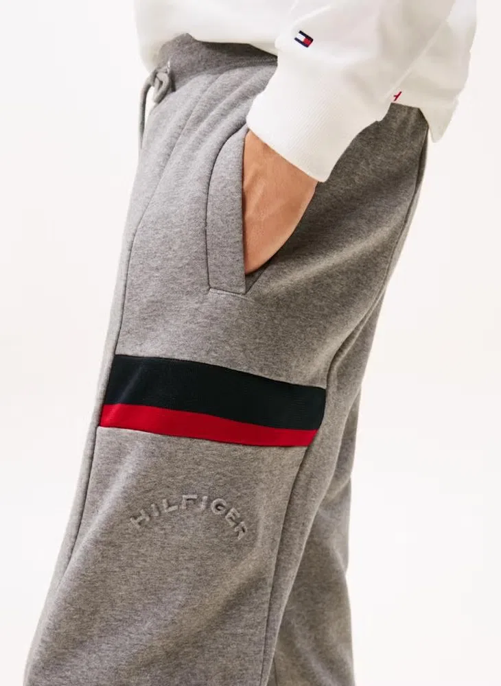 Джоггеры с цветными блоками Tommy Hilfiger, серый — фото 3