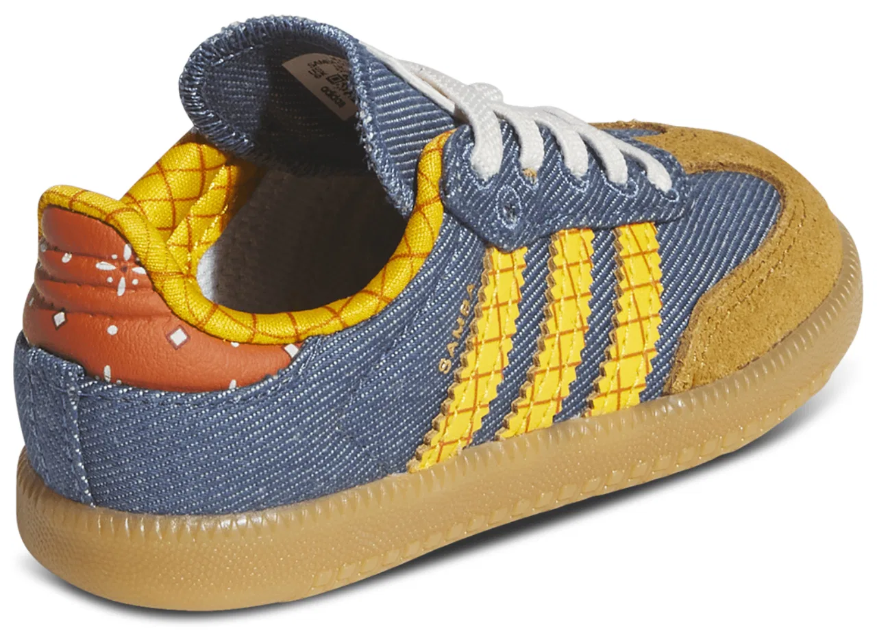 Кроссовки для девочек Samba Adidas, цвет Blue/Multi — фото 3
