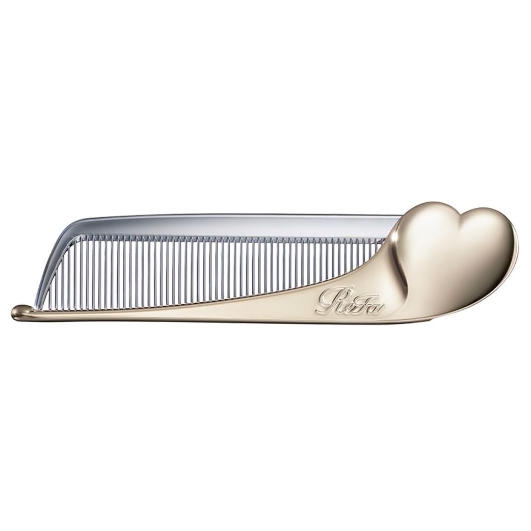 Расческа ReFa Heart Comb Aira, champagne gold
