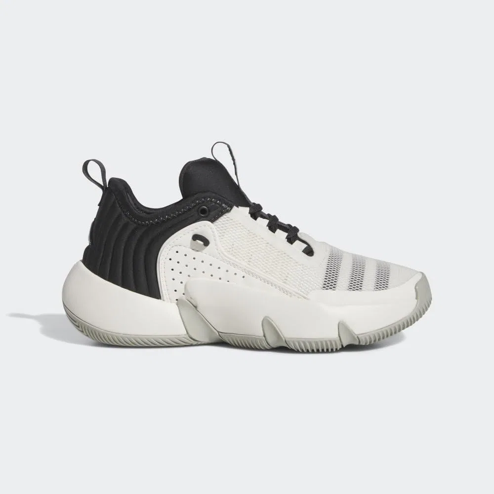 Детские кроссовки для мальчиков с полосками Trae Unlimited Adidas, Core Black White Green Linen — фото 3