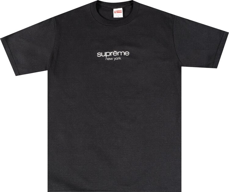 

Футболка Supreme Classic Logo Tee 'Black', черный