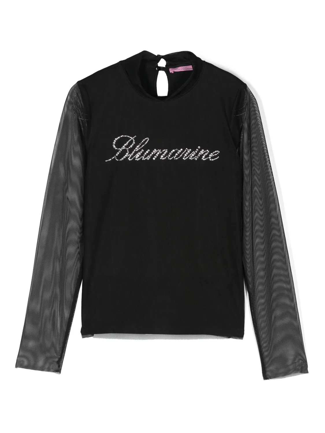 Miss Blumarine Футболка черного цвета с логотипом