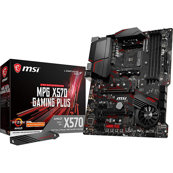 

Материнская плата MSI MPG X570 GAMING PLUS, DDR4, черный