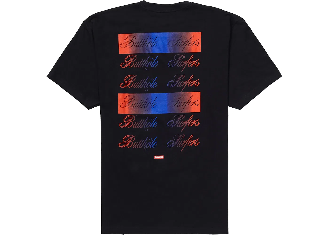 Мужская футболка с принтом Supreme Butthole Surfers Tee, Black — фото 2