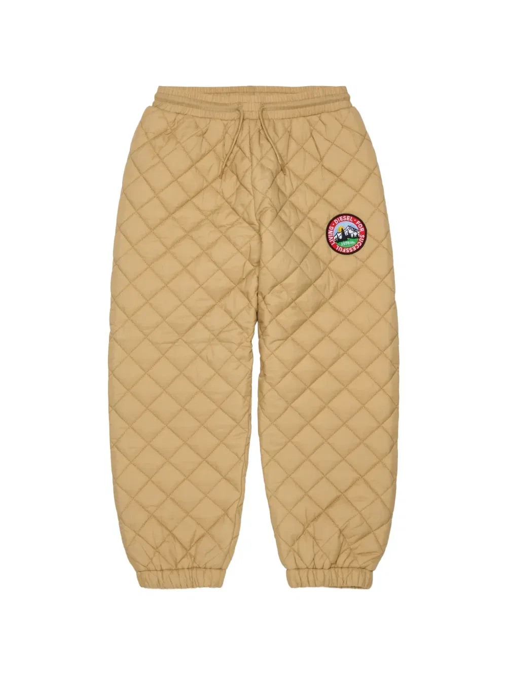 Брюки с логотипом Diesel Kids, бежевый