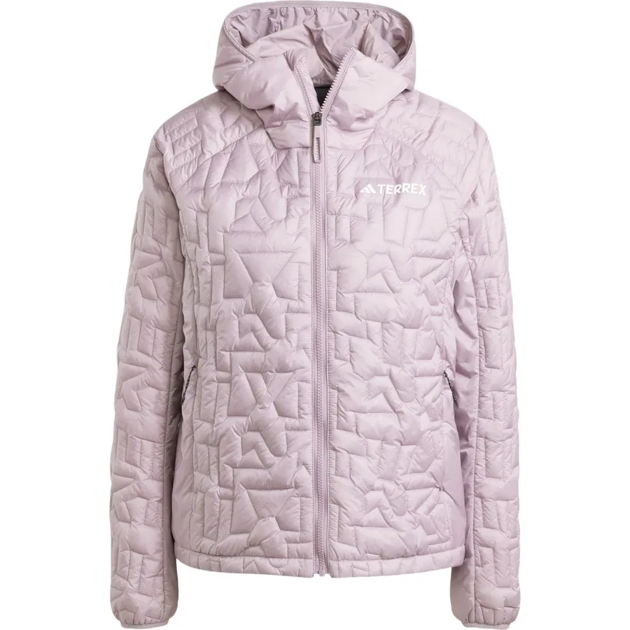Женский утепленный капюшонный пуховик Terrex Xperior Primaloft Loose Fill Insulated adidas, Фиолетовый — фото 3