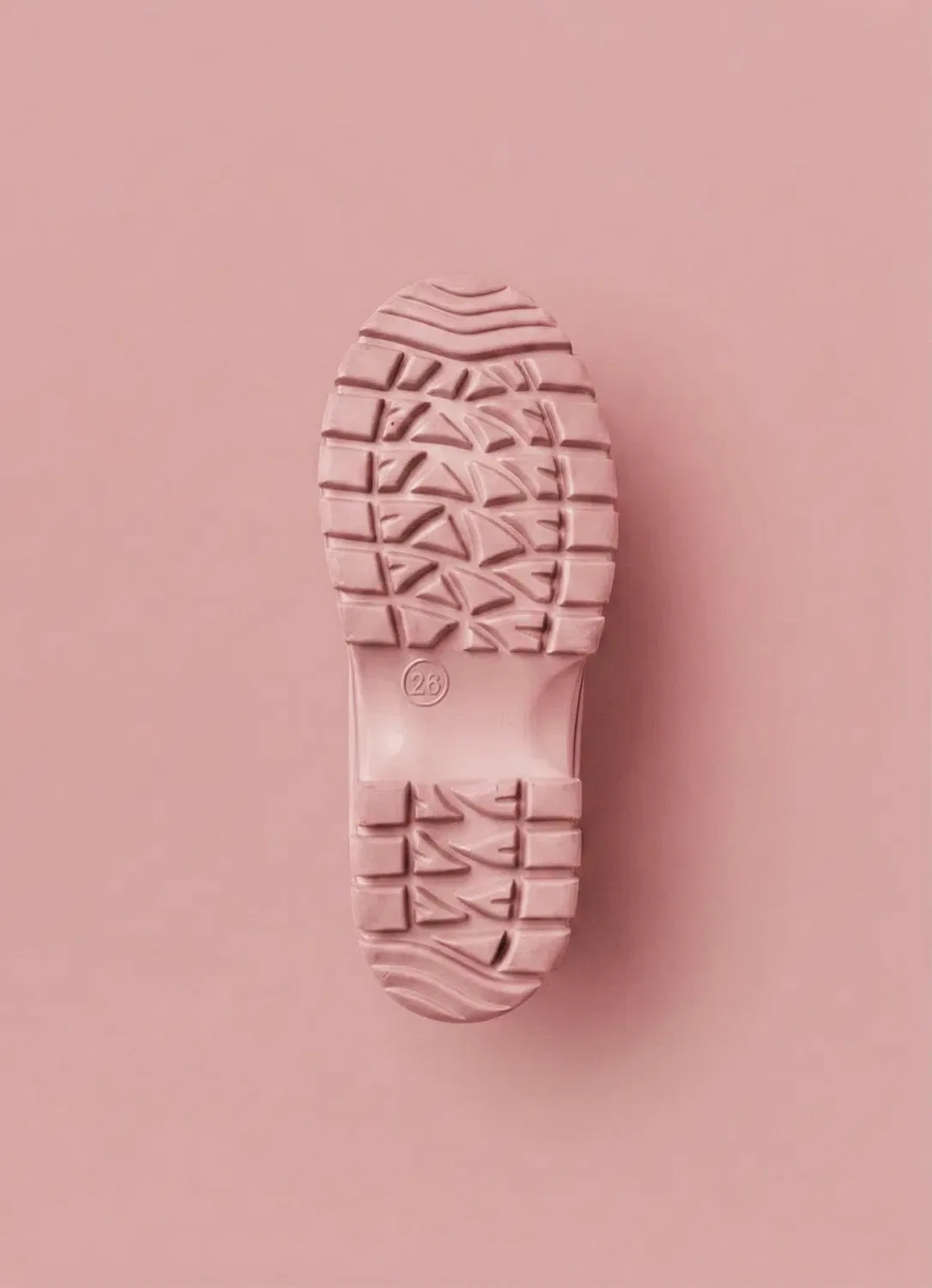 Детские сапоги-веллингтоны с эффектом смены цвета Chunky Shortie Grass & Air, Rose — фото 4