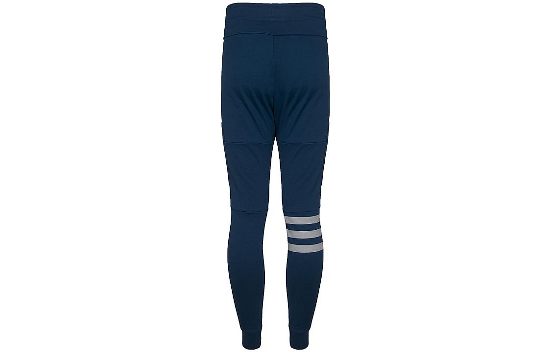 Трикотажные спортивные брюки унисекс темно-синие Adidas Neo — фото 3
