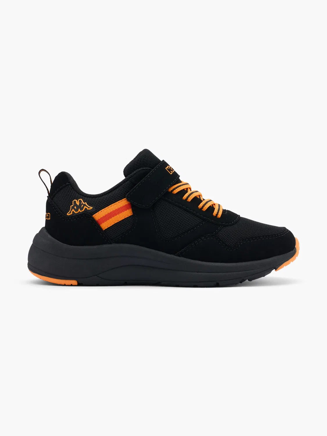 Мальчиковые полуботинки на липучке Kappa, черный