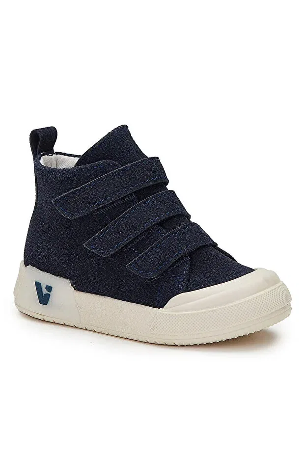 Детские ботинки для мальчиков с принтом Naru lighted baby boy sports boots shoes Vicco, Navy Blue — фото 2