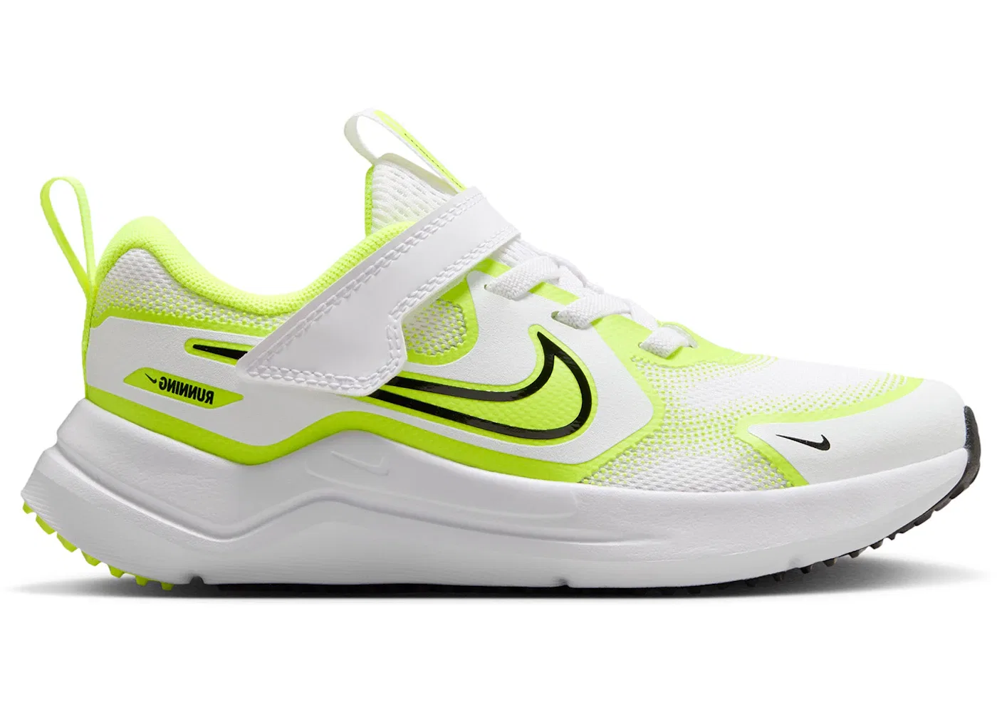Детские кроссовки беговые Nike Cosmic Runner Nike, White/Volt/Black