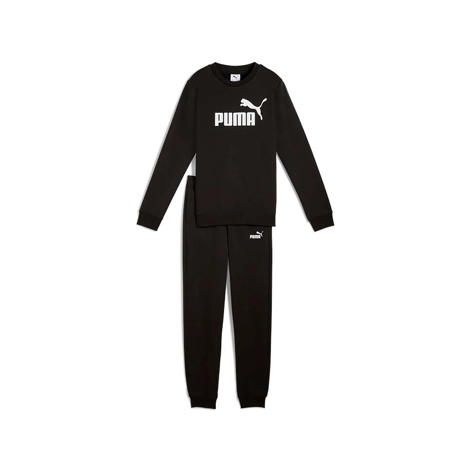 Детский спортивный костюм с длинным рукавом Puma Ess No.1 Logo Crew Sweat Suit Fl B, Schwarz