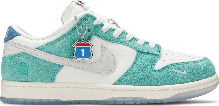 

Кроссовки Nike Kasina x Dunk Low 'Road Sign', бирюзовый, Зеленый, Кроссовки Nike Kasina x Dunk Low 'Road Sign', бирюзовый
