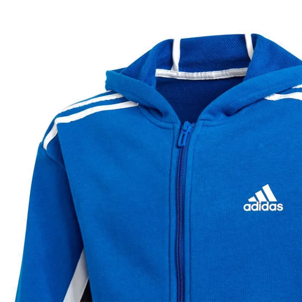 Детский свитшот для мальчиков с капюшоном Bold Full-Zip Adidas, Blue — фото 3