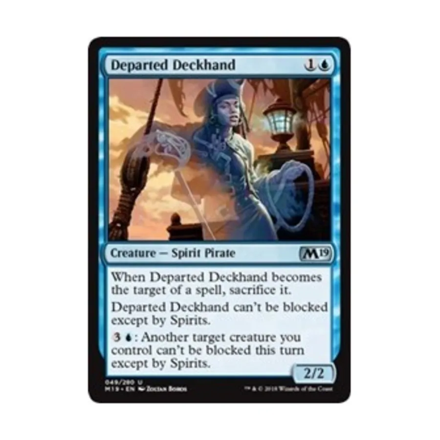

CCG Ушедший матрос (U), MTG - Core Set 2019