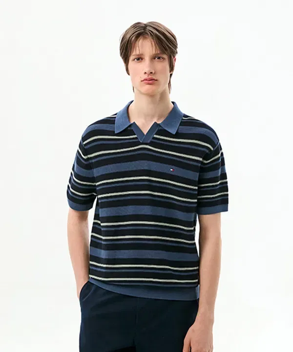 Поло с полосками, Tommy Hilfiger, мужское