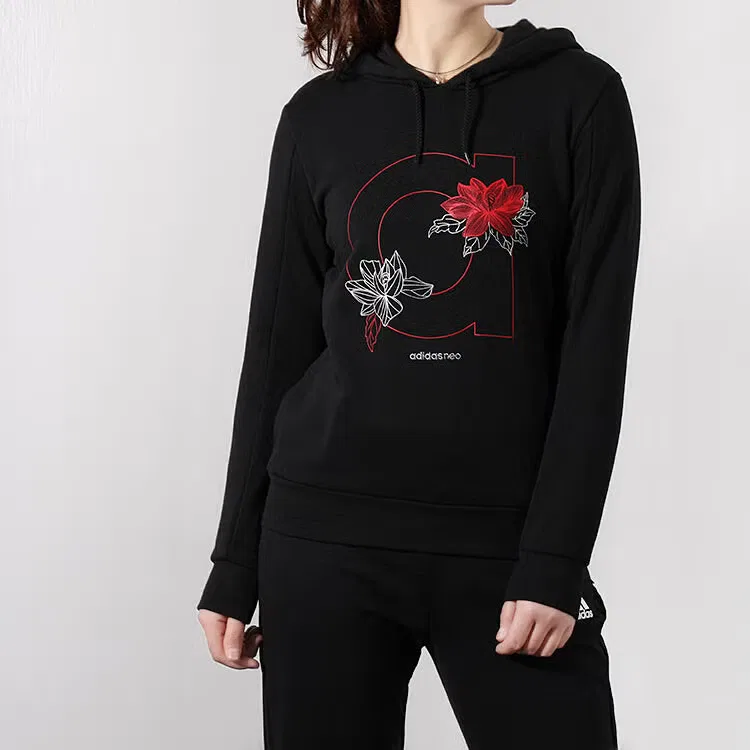 Худи с капюшоном Neo Sweat HD Sports Adidas, черный — фото 4