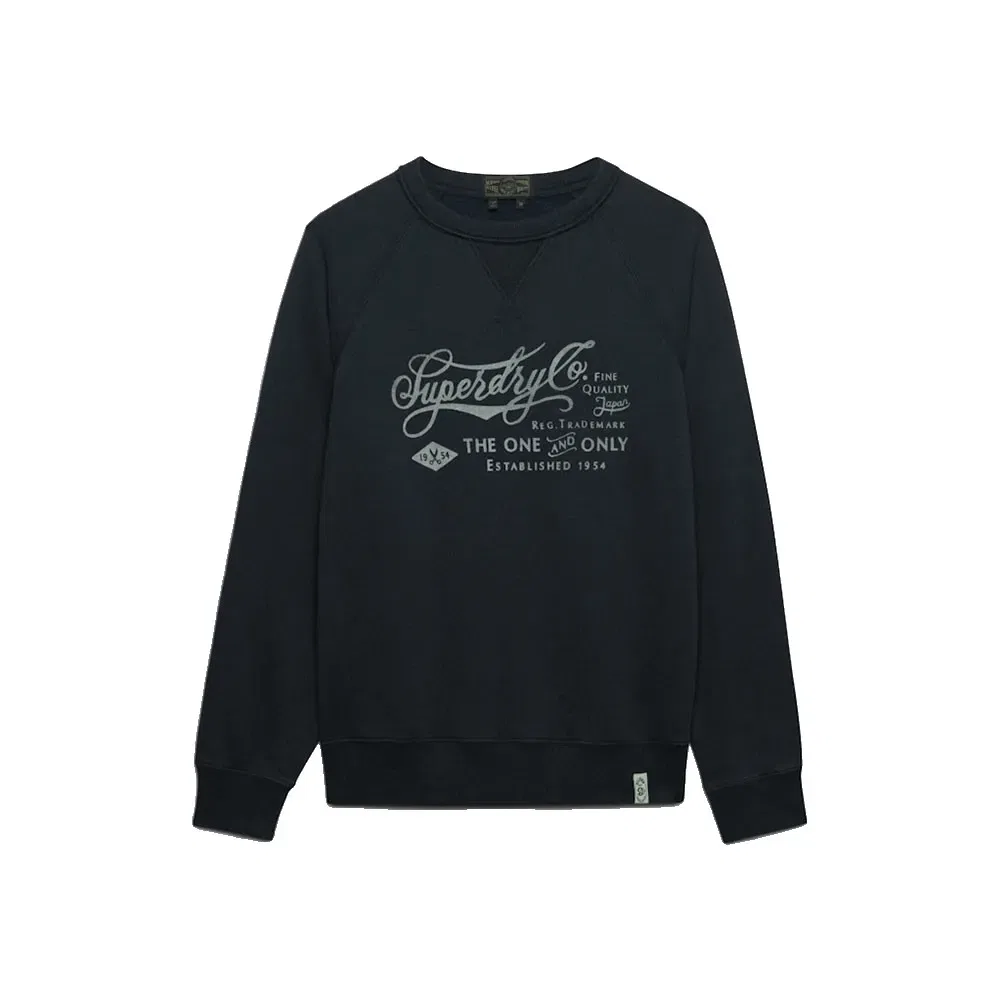 Свитшот Vintage Print Superdry, черный — фото 3