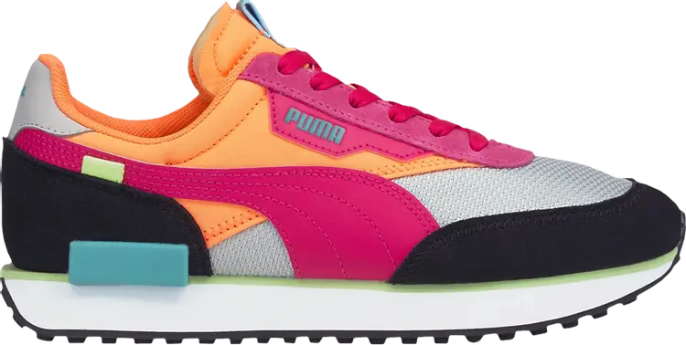 Кроссовки Puma Wmns Future Rider Soft Grey Violet Beetroot Purple, серый