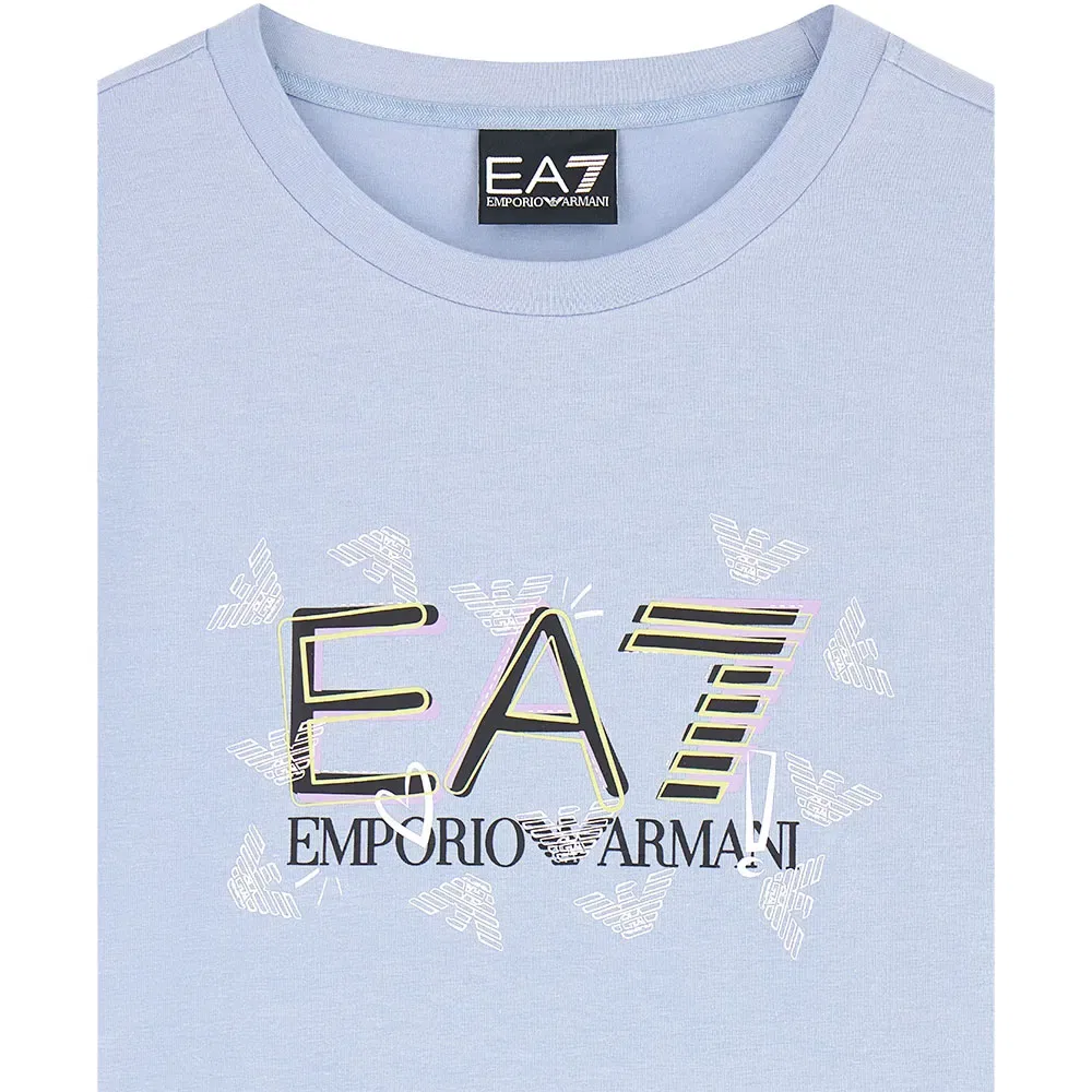Футболка с коротким рукавом Ea7 Emporio Armani, синий — фото 3