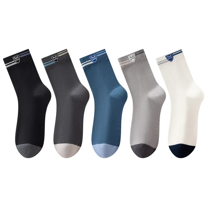 Детские носки с комплектом из 5 пар, Unisex Crew Socks, MIIOW