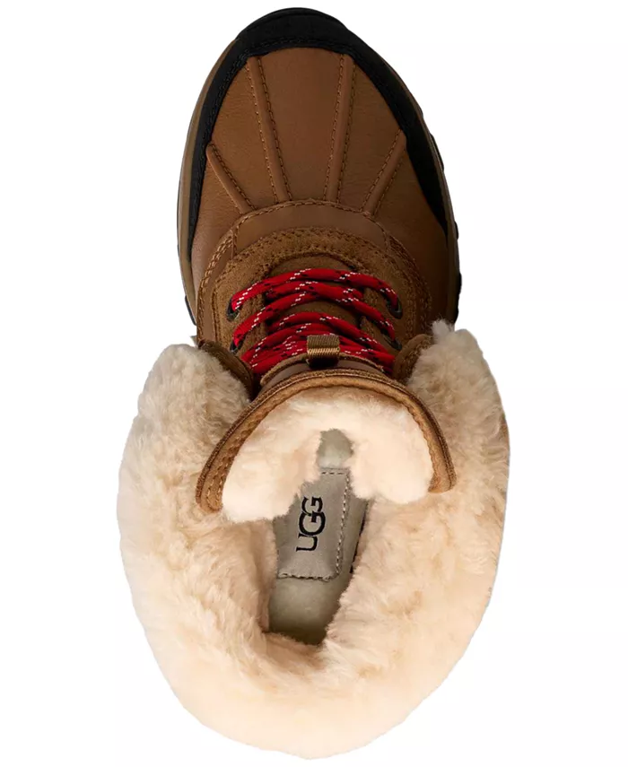 Женские сапоги UGG Adirondack XXV с круглым носком Ugg, коричневый — фото 4