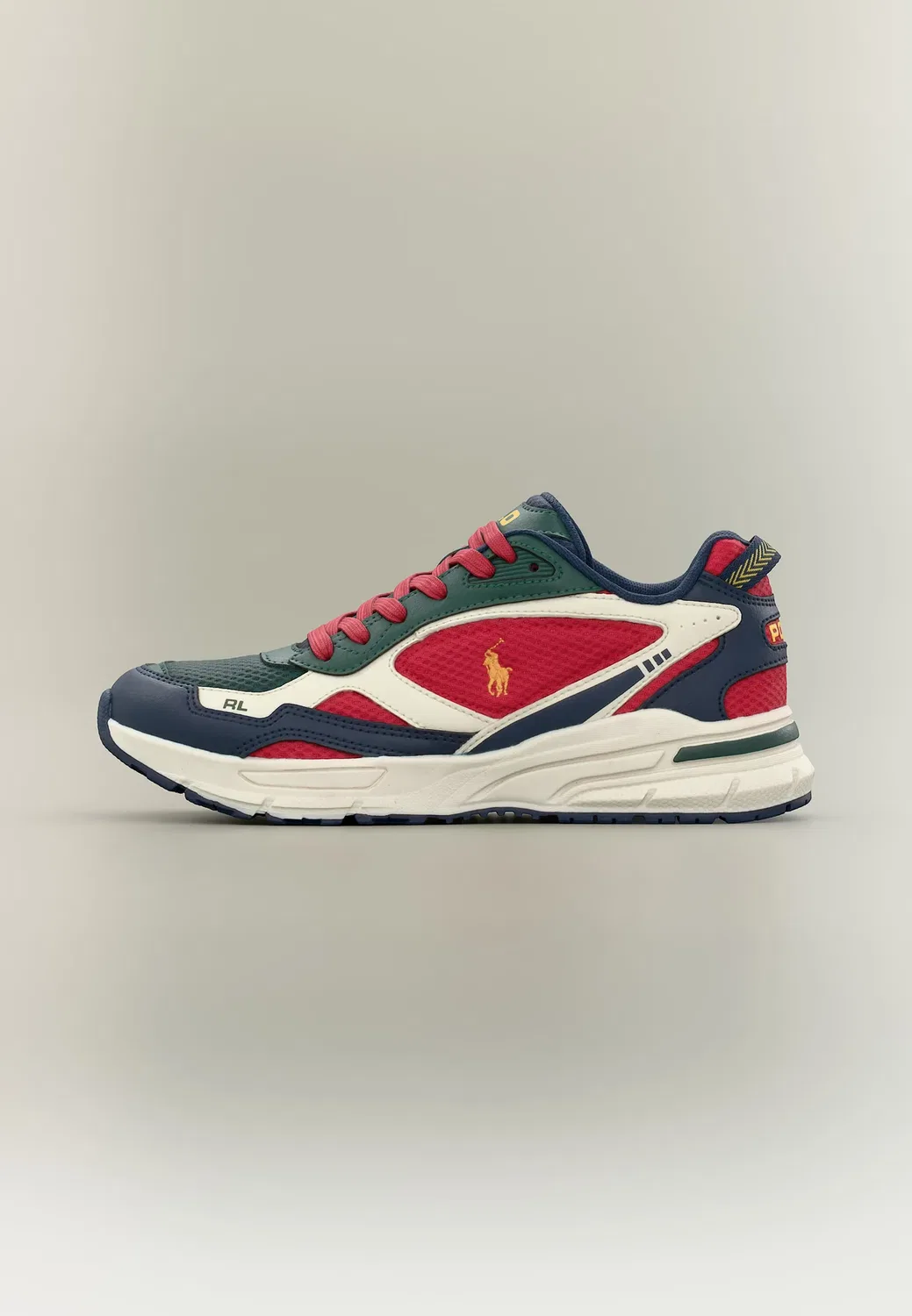 Кроссовки Trackster 275 Polo Ralph Lauren, Post Red/Multi-Coloured/Yellow