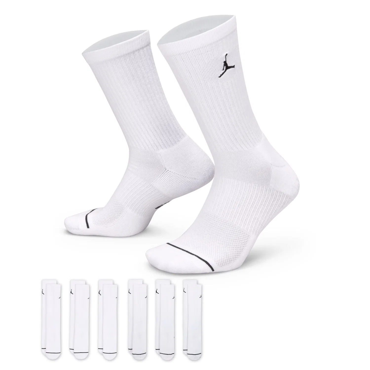 Мужские функциональные носки для баскетбола Nike, White/Black