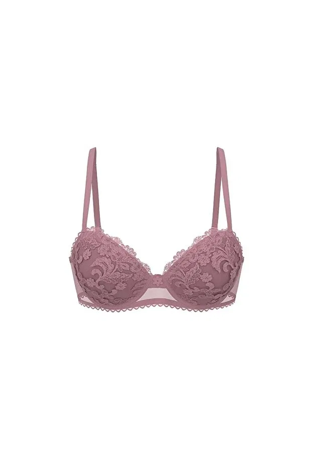 Женское бра с вышивкой Vintage Blossom Victoria'S Secret, Nostalgic Pembe — фото 3