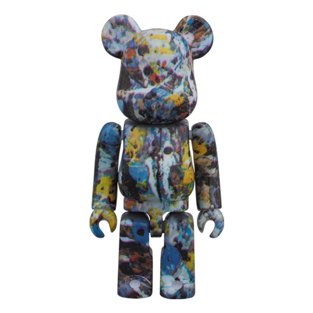 

Фигурка виниловая Bearbrick Jackson Pollock Studio 100%, синий/мультиколор