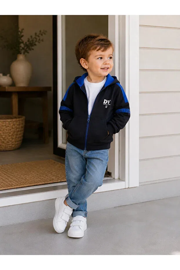 Детский кардиган с принтом Nk Kids, Black