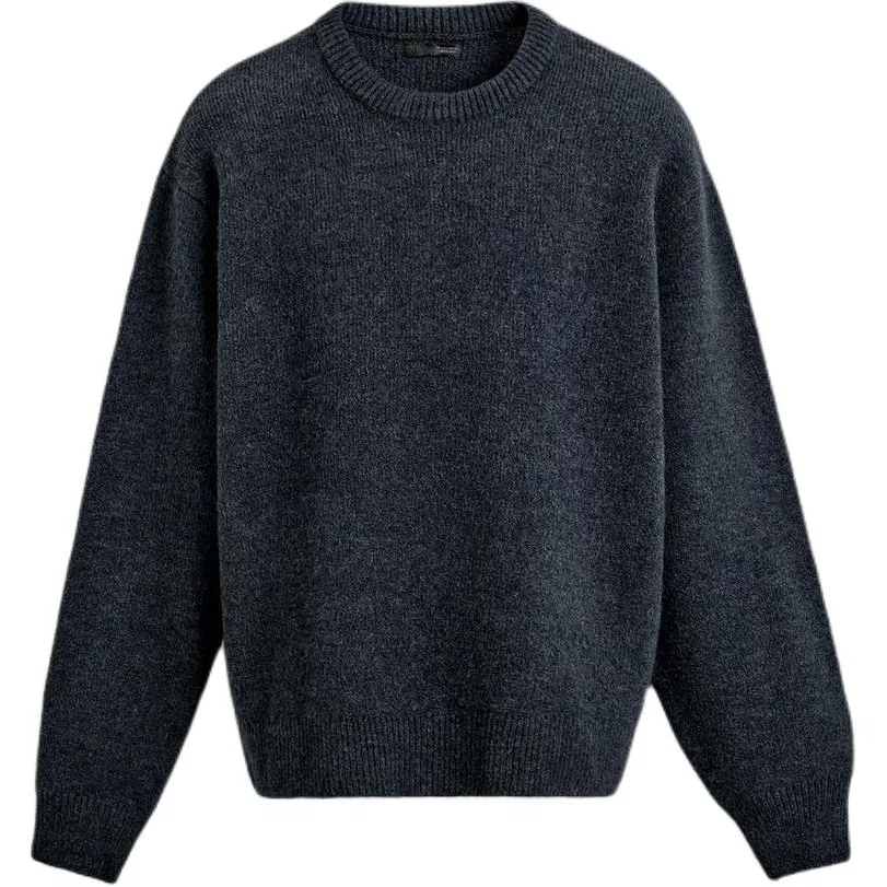 Мужской свитер с круглым вырезом Night Blue ZARA, Night Blue