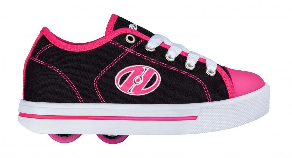 Детские кроссовки с двумя колесами Heelys X2 Classic, Цвет: Schwarz Rosa — фото 2