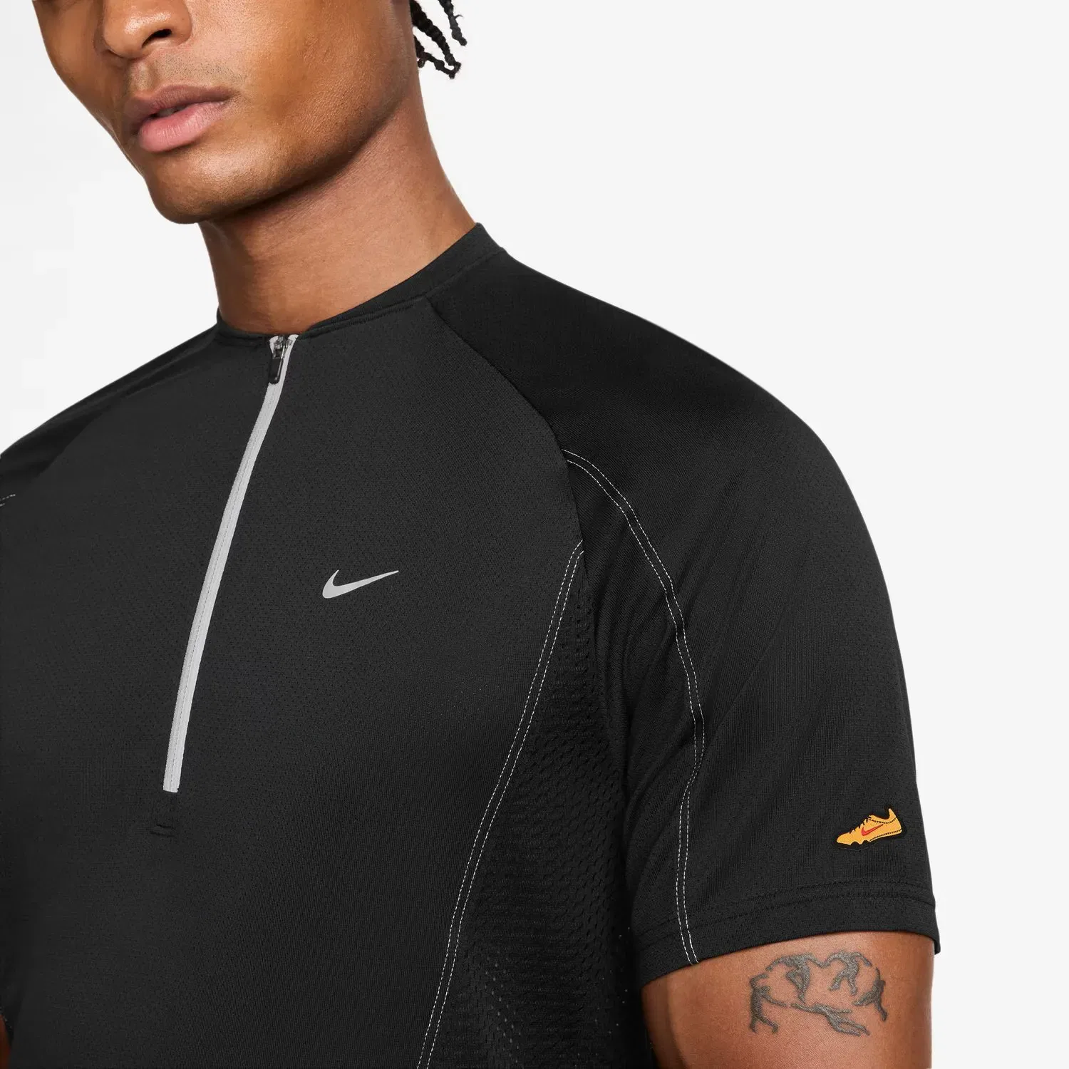 Мужская футболка с длинным рукавом DF Retro Ss Top Nike, Negro — фото 3