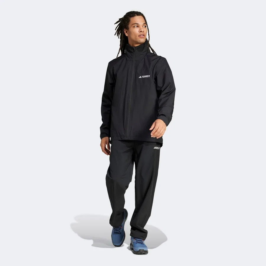 Водонепроницаемый дождевик Multi Essentials 2L adidas, Черный — фото 4