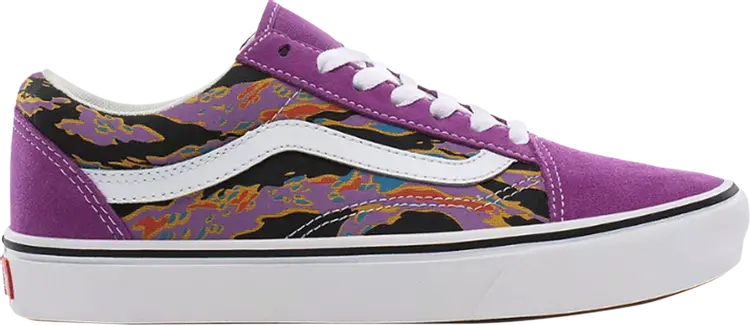 

Кеды Vans ComfyCush Old Skool Dewberry Tiger Camo, фиолетовый