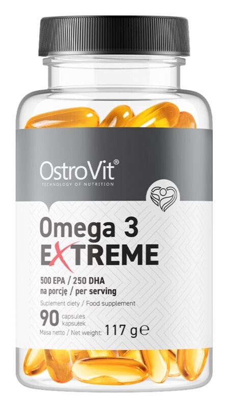 

Добавка для правильного функционирования сердца и мозга OstroVit Omega 3 Extreme