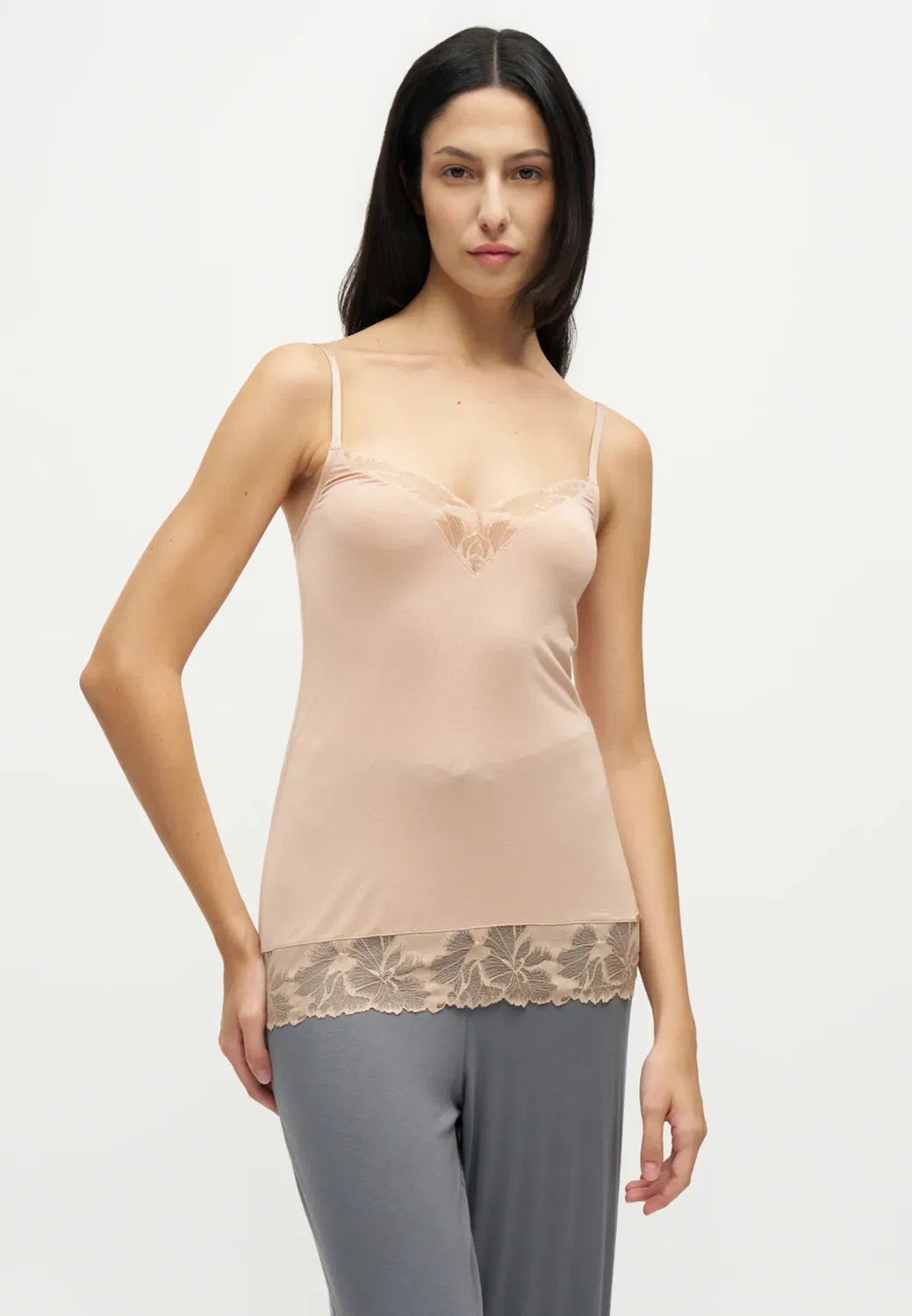 Майка - нижняя рубашка Emporio Armani, Nude — фото 4