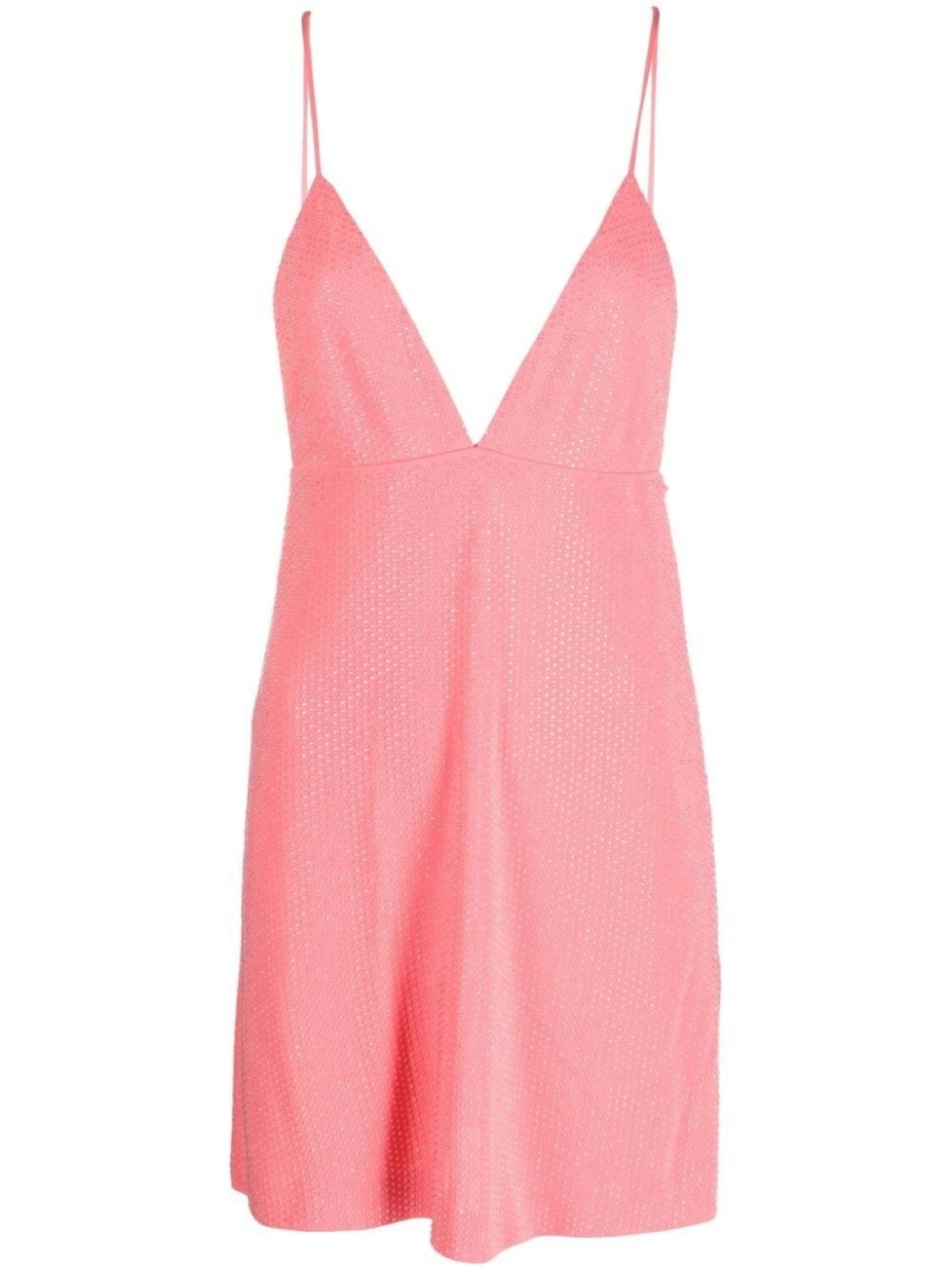 

Dsquared2 платье мини со стразами, розовый