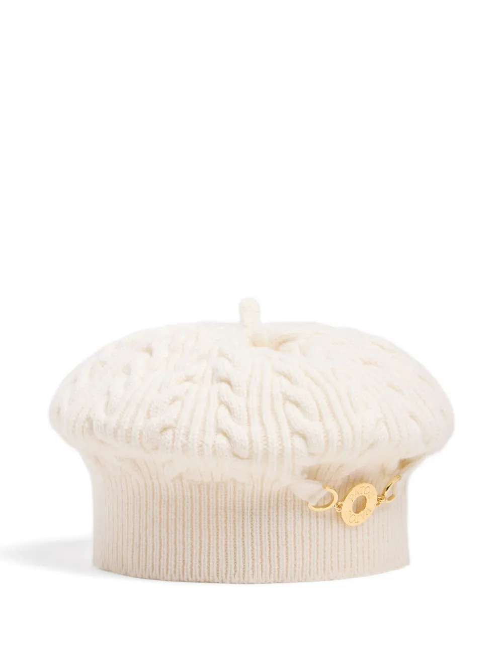 

Берет фактурной вязки PATOU, белый