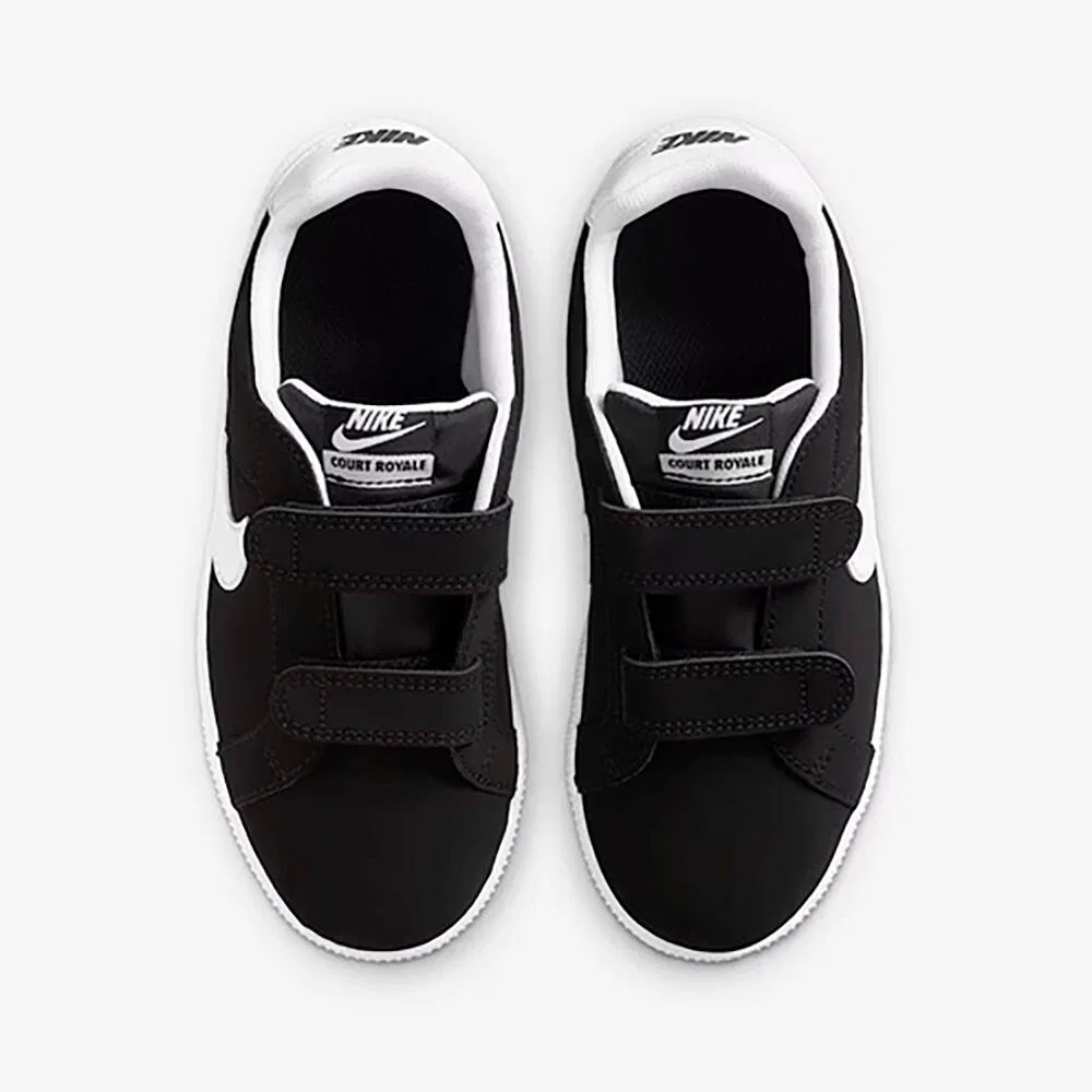 Детские спортивные кроссовки Nike Court Royale (Psv), Черный — фото 4