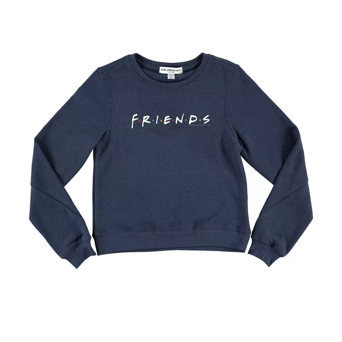 Детское худи для девочек с принтом Friends Navy