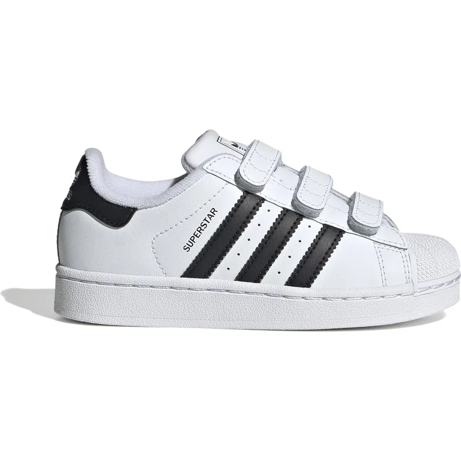 Детские спортивные кроссовки с закрытой пяткой Superstar II Comfort Closure adidas, Черный