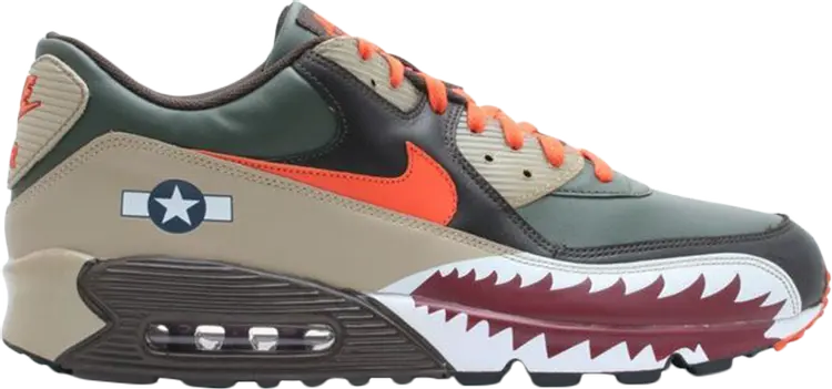 

Лимитированные кроссовки Nike Air Max 90 Premium 'Warhawk', коричневый