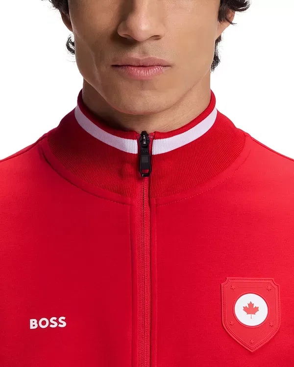 Мужская куртка с принтом Soccer Lux National Flag Jacket Boss, Canada — фото 4